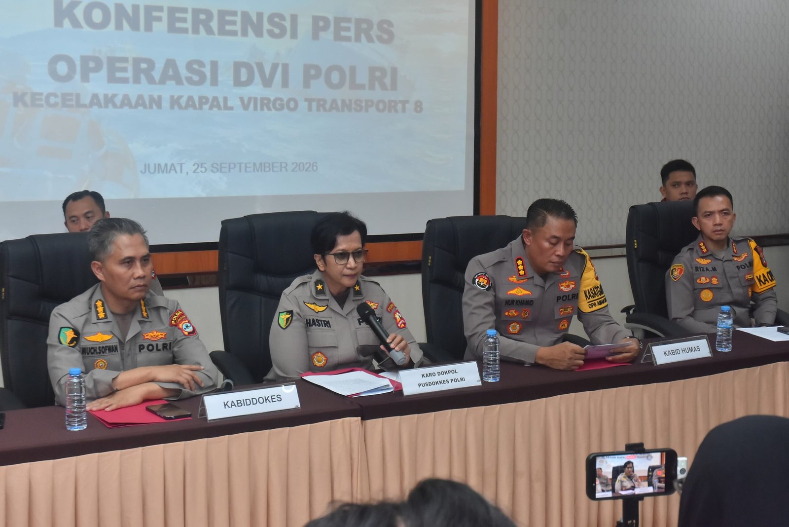 Lima Jenazah KM VIRGO TRANSPORT 8 Kembali Teridentifikasi, 82 Penumpang Masih Hilang
