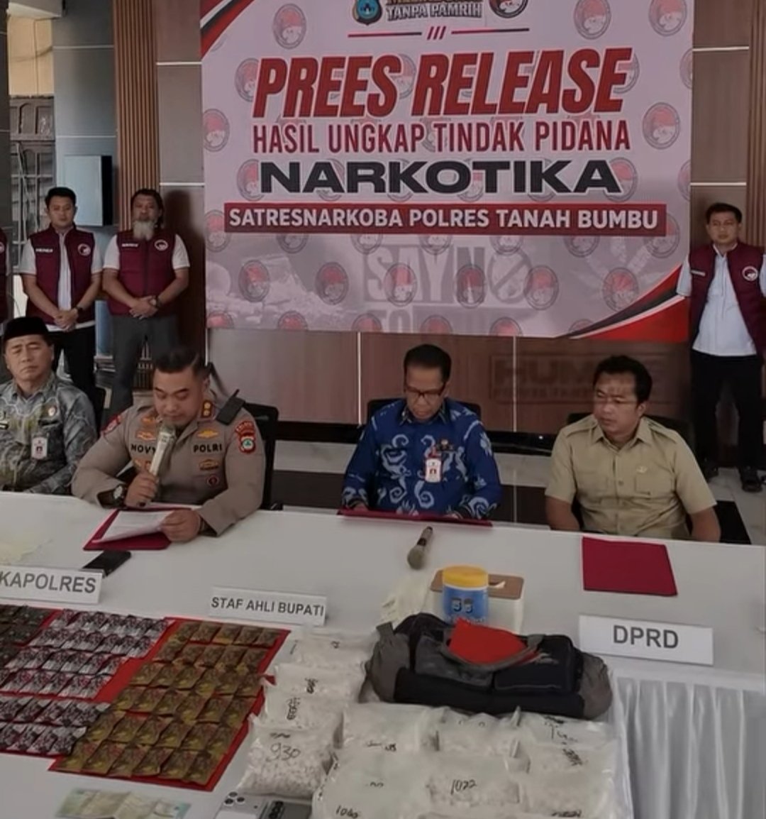 Satu Fortuner hingga Vape Etomidate Disita, Kapolres Tanah Bumbu Tegaskan Tak Ada Celah Bagi Bandar